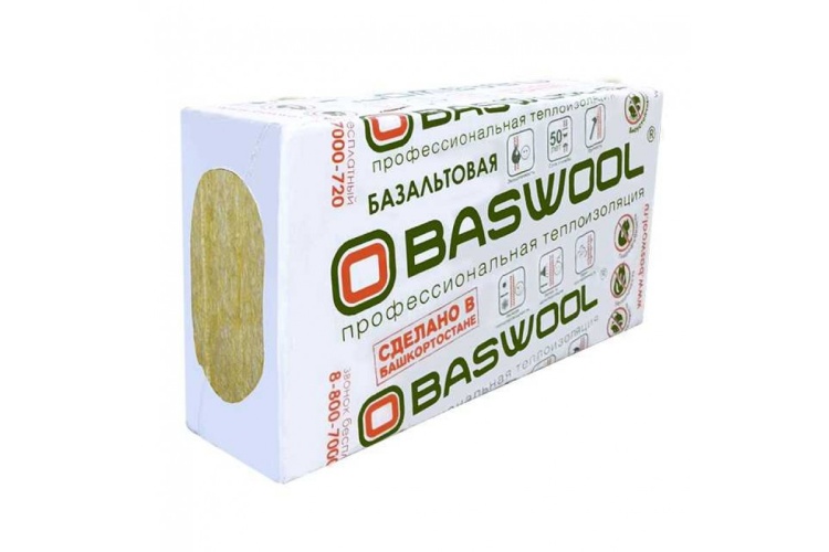 Утеплитель BASWOOL Фасад 110 1200х600х80 мм, 3 шт. уп