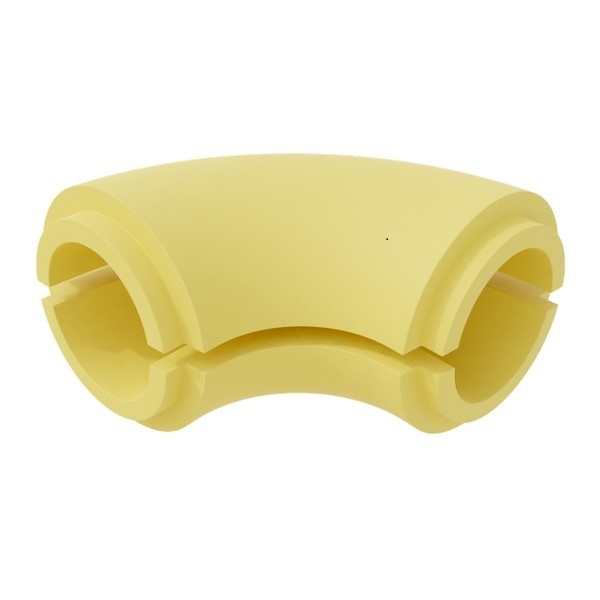 Отвод 90 градусов ППУ 110x100 мм без покрытия