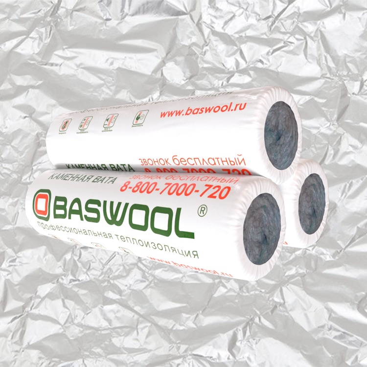 Мат прошивной BASWOOL  МП (СТ)-100 ГОСТ 21880-2011 3000х1200х50 мм