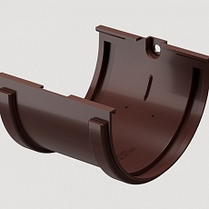 Соединитель желобов Döcke Standard (Темно-коричневый)