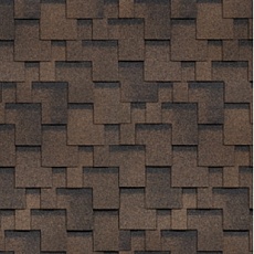 Финская черепица Аккорд  (Коричневй ) SHINGLAS 3м2